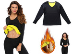 Ladies' fitness neoprene long sleeve t-shirt