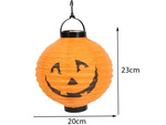 Lantern pumpkin led glowing decoration halloween paper decoration