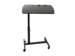 Laptop table on wheels adjustable desk