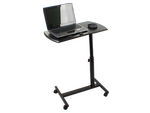 Laptop table on wheels adjustable desk