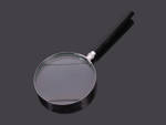 Large magnifying glass lens