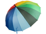 Large umbrella rainbow umbrella sturdy automatic