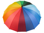 Large umbrella rainbow umbrella sturdy automatic