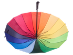 Large umbrella rainbow umbrella sturdy automatic