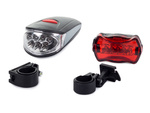 Led bicycle lights front rear 7+5 led