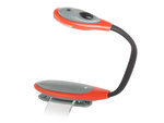 Led clip-on book reading light flexible