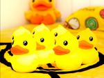 Led duck night light rgb remote control usb