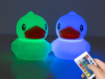 Led duck night light rgb remote control usb