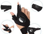 Led light gloves set right and left - workshop set