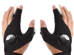 Led light gloves set right and left - workshop set