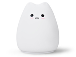 Led night light for kids rgb cat touch silicone