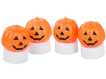 Led pumpkin light glowing figurine decoration halloween decoration battery operated