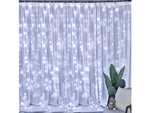 Light curtain 300 led window indoor garland cold colour remote control 3m