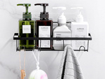 Loft bathroom shower shelf hanging 4x hook