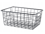 Loft wire basket loft metal organiser for kitchen for fruit roomy