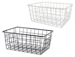 Loft wire basket loft metal organiser for kitchen for fruit roomy