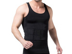 Men's slimming t-shirt slim vest