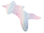 Mermaid tail blanket blanket sleeping bag warm luminous for girls soft horse