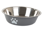 Metal anti-slipping dog cat food water bowl 150ml