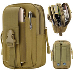 Military tactical molle belt pouch