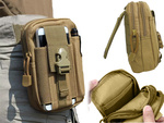 Military tactical molle belt pouch