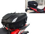 Motorbike backpack motorbike helmet waterproof bag pannier seat 2in1