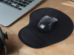 Mouse pad under wrist ergonomic gel memory