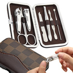 Nail art kit manicure pedicure case nail clippers 7 items