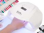 Nail lamp 36 led uv 54w hybrids gels