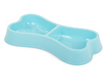 Plastic bowl for dog cat double 0.25l