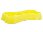 Plastic bowl for dogs cats double 150ml x 2