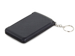 Pocket calculator 8 digit key ring folding case