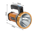 Powerful rechargeable led camping searchlight