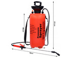 Pressure sprayer garden hand sprayer long lance 10l belt