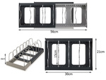 Pull-out pan organiser pot rack