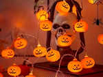 Pumpkin lights 10 led hanging halloween 200cm luminous decoration pumpkin decoration