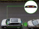 Rear rear parking sensors set 4x sensor lcd display