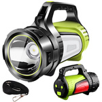 Rechargeable led torch searchlight powerful powerbank