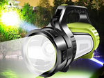 Rechargeable led torch searchlight powerful powerbank