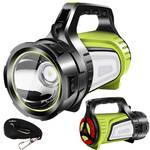 Rechargeable torch led searchlight powerbank powerful