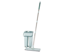 Rotary flat mop two-chamber wringer bucket