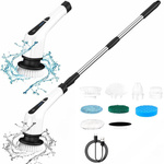 Rotary mop electric cleaning brush 9 different attachments