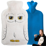 Rubber water heater with cover owl plush warmer for children