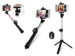 Selfie holder stich tripod pole remote control