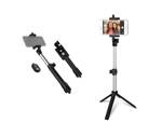 Selfie holder stich tripod pole remote control