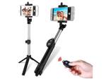 Selfie holder stich tripod pole remote control