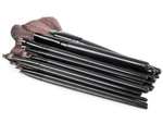 Set of 24 professional make-up brushes case