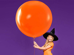 Set of halloween balloons black orange 20pcs