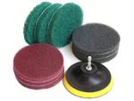 Set of polishing sponges for drill brushes cleaning pads 23 el.