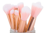 Set of professional make-up brushes 10 pieces